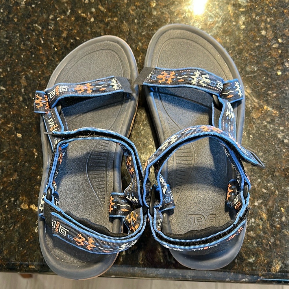 Teva blue and black